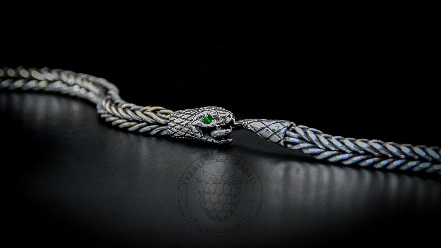 Halskette Silber "Ourosboros" 935